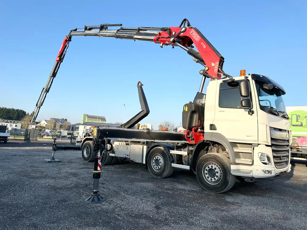 DAF CF 480 FAD *71 TM CRANE*175 working hours*Fly-Jib*Hook lift TAM - Hook lift truck, Crane truck: picture 2 DAF CF 480 FAD *71 TM CRANE*175 working hours*Fly-Jib*Hook lift TAM - Hook lift truck, Crane truck: picture 2