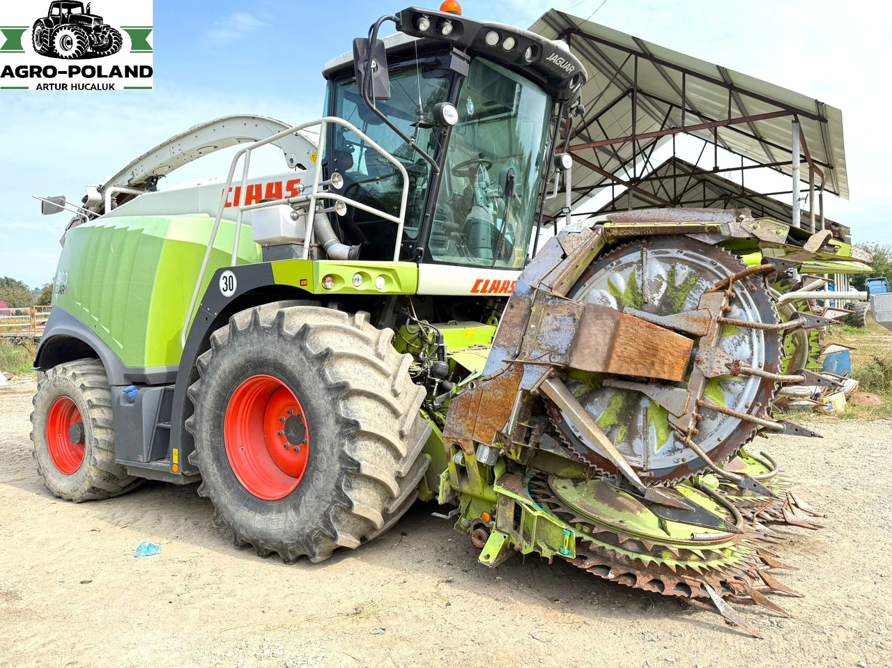 CLAAS JAGUAR 940 - 2014 ROK - 4X4 - Forage harvester: picture 2 CLAAS JAGUAR 940 - 2014 ROK - 4X4 - Forage harvester: picture 2