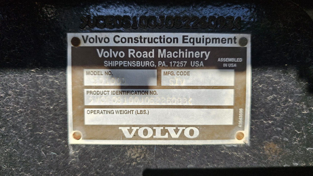 VOLVO SD100D - Roller: picture 3 VOLVO SD100D - Roller: picture 3