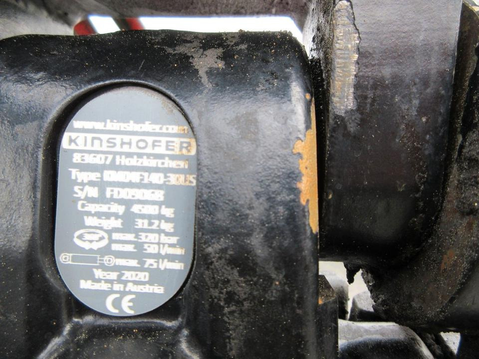 Kinshofer Zweischalengreifer mit Drehservo - Clamshell bucket: picture 2 Kinshofer Zweischalengreifer mit Drehservo - Clamshell bucket: picture 2