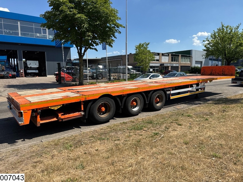 Dropside/ Flatbed semi-trailer Broshuis open laadbak Extandable 21 Meter, 53750 kg: picture 9