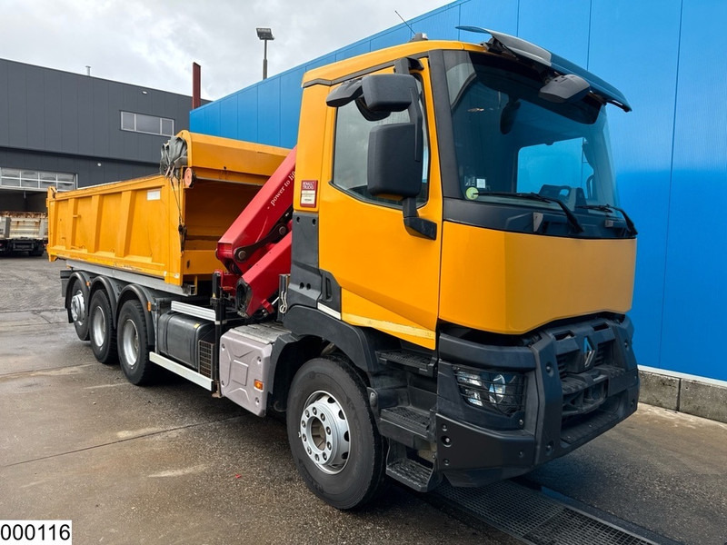 Renault C 430 8x4, EURO 6, HMF, Garnier - Tipper, Crane truck: picture 3 Renault C 430 8x4, EURO 6, HMF, Garnier - Tipper, Crane truck: picture 3