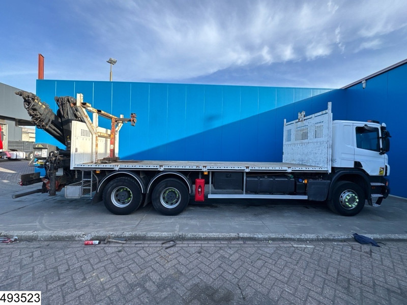 Dropside/ Flatbed truck, Crane truck Scania P 410 6x4, EURO 6, Hiab, Remote, Retarder: picture 13