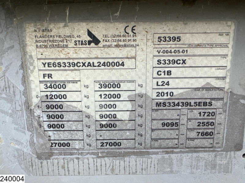 Stas kipper 23.19 m3, Lift axle - Tipper semi-trailer: picture 4 Stas kipper 23.19 m3, Lift axle - Tipper semi-trailer: picture 4