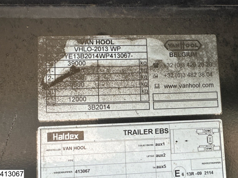 Van Hool gesloten bak Dhollandia - Closed box semi-trailer: picture 4 Van Hool gesloten bak Dhollandia - Closed box semi-trailer: picture 4