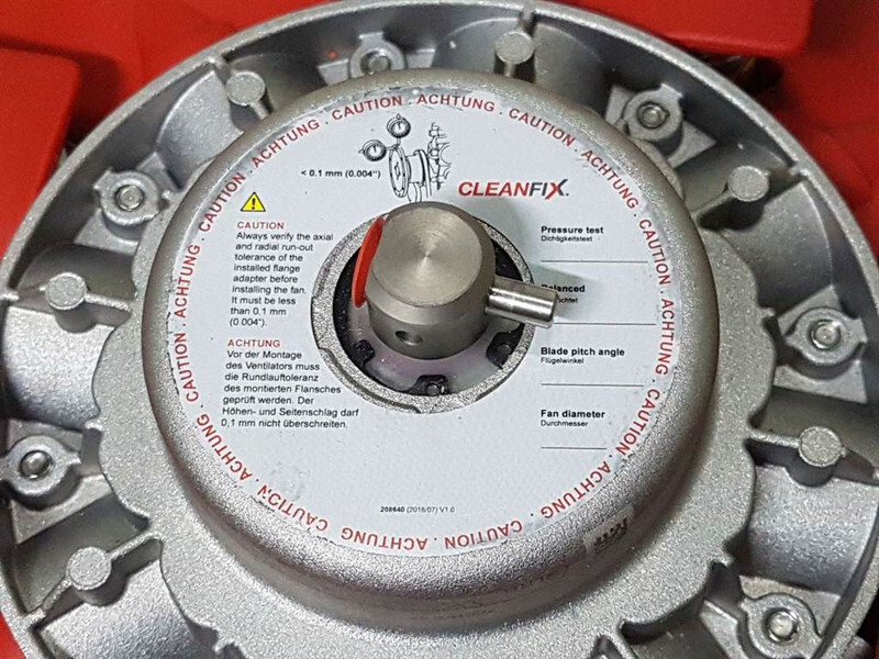 Techno Air CLEANFIX VARIABLE PITCH - Fan/Lüfterrad - Engine for Construction machinery: picture 5 Techno Air CLEANFIX VARIABLE PITCH - Fan/Lüfterrad - Engine for Construction machinery: picture 5