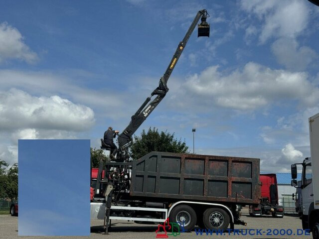 Abrollcontainer + Kran Jonsered 1020 7,3m = 1,4t - Hook lift truck, Crane truck: picture 4 Abrollcontainer + Kran Jonsered 1020 7,3m = 1,4t - Hook lift truck, Crane truck: picture 4