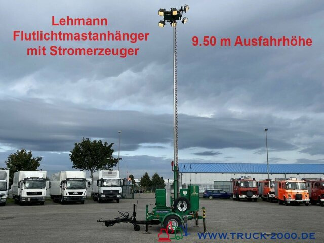 Lehmann Lichtmastanhänger + 20 kVA Stromerzeuger - Lighting tower: picture 1 Lehmann Lichtmastanhänger + 20 kVA Stromerzeuger - Lighting tower: picture 1