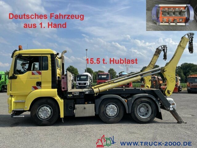 MAN TGS 26.400 6x2 Gergen Teleabsetzer+FB 15.5 t.NL - Skip loader truck: picture 1 MAN TGS 26.400 6x2 Gergen Teleabsetzer+FB 15.5 t.NL - Skip loader truck: picture 1