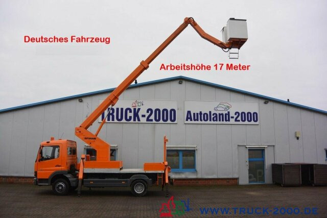 Ruthmann Mercedes Atego 815 T170 17m seitl. Auslage 12m - Truck mounted aerial platform: picture 1 Ruthmann Mercedes Atego 815 T170 17m seitl. Auslage 12m - Truck mounted aerial platform: picture 1