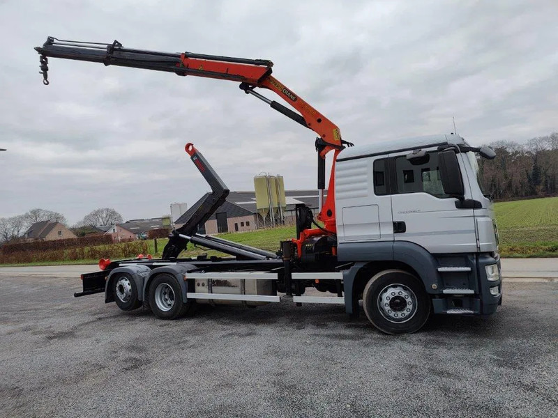 MAN TGS 26.320 Container Multilift + Kraan Palfinger PK16502 - Hook lift truck, Crane truck: picture 3 MAN TGS 26.320 Container Multilift + Kraan Palfinger PK16502 - Hook lift truck, Crane truck: picture 3
