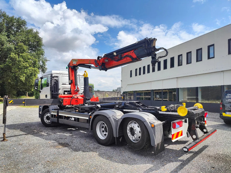 Hook lift truck, Crane truck MAN TGS 26.420 Container / Palfinger PK18002: picture 10