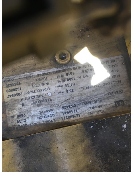 Caterpillar 3512 8EM GENERATOR 1500 KVA USED - Generator set: picture 5 Caterpillar 3512 8EM GENERATOR 1500 KVA USED - Generator set: picture 5