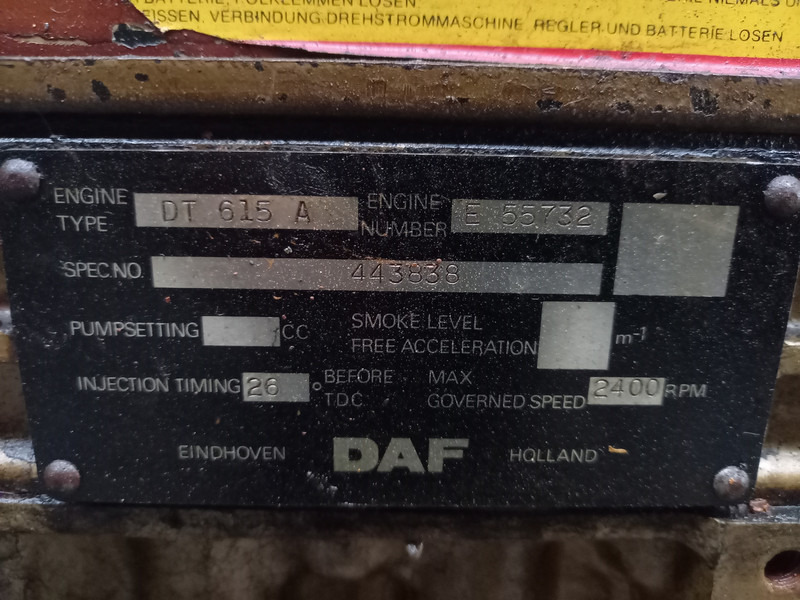 DAF DT 615 A USED - Construction machinery: picture 5 DAF DT 615 A USED - Construction machinery: picture 5