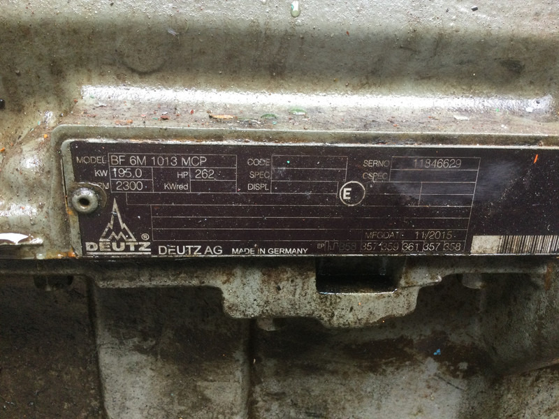 Deutz BF6M1013MCP USED - Construction machinery: picture 5 Deutz BF6M1013MCP USED - Construction machinery: picture 5