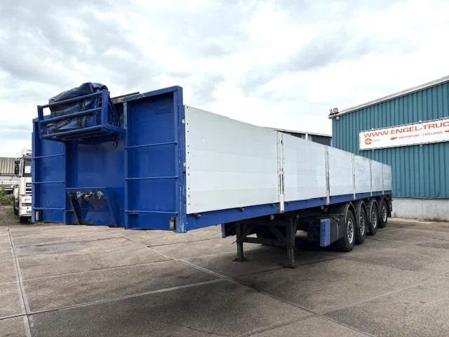 Kwb KWB P-504-STI-H 4-AXLE FLATBED TRAILER (SAF AXLES / 2x STEERING AXLE / 2x LIFT-AXLE / ALUMINIUM SIDE BORDS /ABS-EBS) - Dropside/ Flatbed semi-trailer: picture 1 Kwb KWB P-504-STI-H 4-AXLE FLATBED TRAILER (SAF AXLES / 2x STEERING AXLE / 2x LIFT-AXLE / ALUMINIUM SIDE BORDS /ABS-EBS) - Dropside/ Flatbed semi-trailer: picture 1