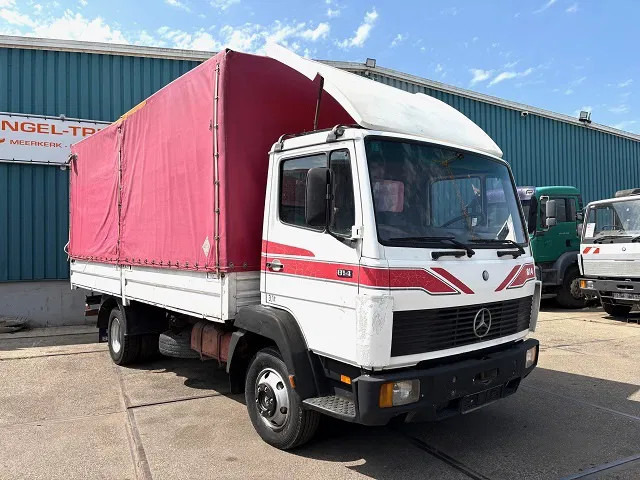 Mercedes-Benz LK 814 K 6-CILINDER FULL STEEL WITH TENT BOX / CATTLE BOX (MANUAL GEARBOX / FULL STEEL SUSPENSION) - Curtainsider truck: picture 2 Mercedes-Benz LK 814 K 6-CILINDER FULL STEEL WITH TENT BOX / CATTLE BOX (MANUAL GEARBOX / FULL STEEL SUSPENSION) - Curtainsider truck: picture 2