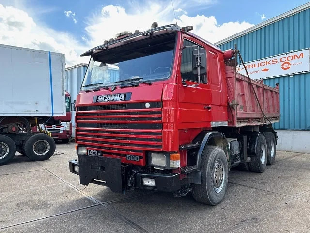 Scania R143-420 V8 6x4 FULL STEEL MEILLER KIPPER (MANUAL GEARBOX / FULL STEEL SUSPENSION / REDUCTION AXLES / HYDRAILIC KIT) - Tipper: picture 1 Scania R143-420 V8 6x4 FULL STEEL MEILLER KIPPER (MANUAL GEARBOX / FULL STEEL SUSPENSION / REDUCTION AXLES / HYDRAILIC KIT) - Tipper: picture 1