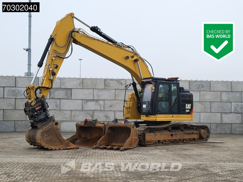 Caterpillar 335 FL CR OilQuick - 3 Buckets - Crawler excavator: picture 1 Caterpillar 335 FL CR OilQuick - 3 Buckets - Crawler excavator: picture 1