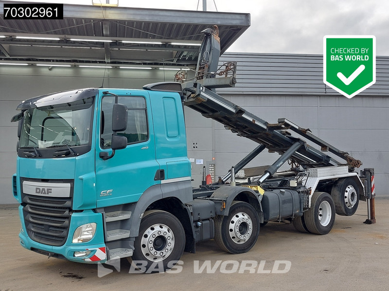 DAF CF 410 CF 8X2 35tons Velsycon CL35.71 containersystem Lift+steering axle Euro 6 - Hook lift truck: picture 1 DAF CF 410 CF 8X2 35tons Velsycon CL35.71 containersystem Lift+steering axle Euro 6 - Hook lift truck: picture 1