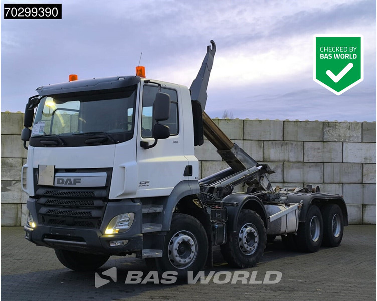 DAF CF 510 8X4 25t Dalby Hook Full Steel Manual Retarder Big-Axle Euro 6 - Hook lift truck: picture 1 DAF CF 510 8X4 25t Dalby Hook Full Steel Manual Retarder Big-Axle Euro 6 - Hook lift truck: picture 1