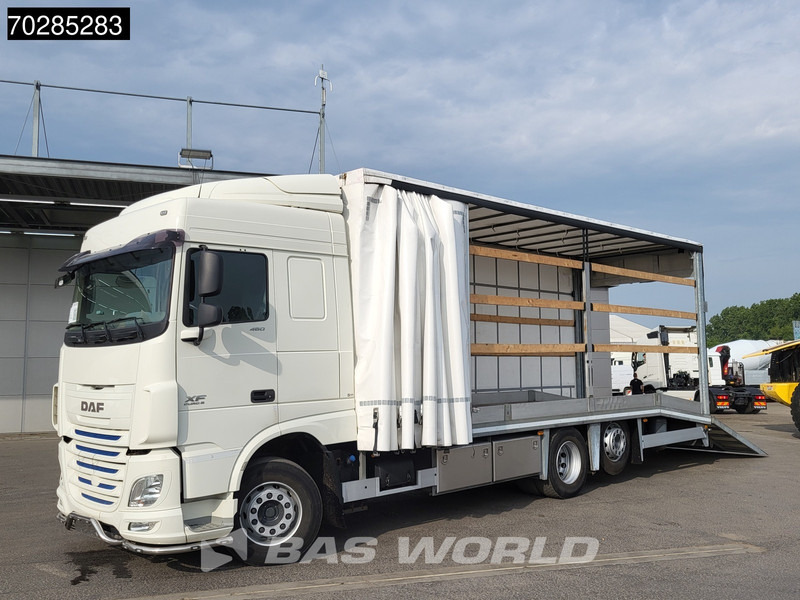 DAF XF 460 6X2 Machine Transporter hydraulic ramp Retarder Lift+Lenkasche Euro 6 - Autotransporter truck: picture 1 DAF XF 460 6X2 Machine Transporter hydraulic ramp Retarder Lift+Lenkasche Euro 6 - Autotransporter truck: picture 1