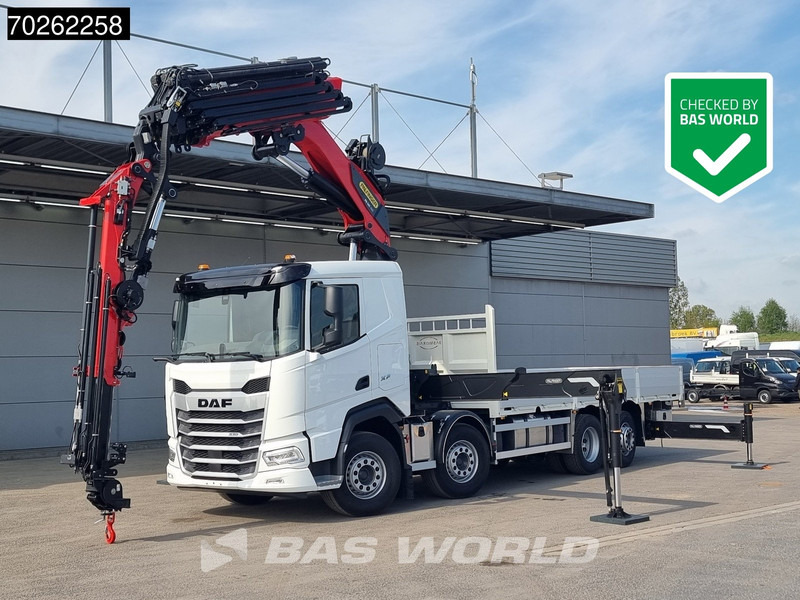 DAF XF 530 8X2 NEW Palfinger PK580 TEC Kran Crane Fly-Jib 2.5t Winch Lift+Lenkasche Retarder - Dropside/ Flatbed truck, Crane truck: picture 1 DAF XF 530 8X2 NEW Palfinger PK580 TEC Kran Crane Fly-Jib 2.5t Winch Lift+Lenkasche Retarder - Dropside/ Flatbed truck, Crane truck: picture 1