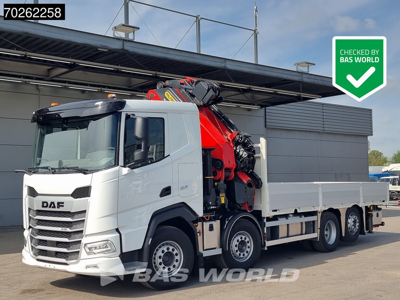 DAF XF 530 8X2 NEW Palfinger PK580 TEC Kran Crane Fly-Jib Winch Lift+Lenkasche Retarder - Dropside/ Flatbed truck, Crane truck: picture 1 DAF XF 530 8X2 NEW Palfinger PK580 TEC Kran Crane Fly-Jib Winch Lift+Lenkasche Retarder - Dropside/ Flatbed truck, Crane truck: picture 1