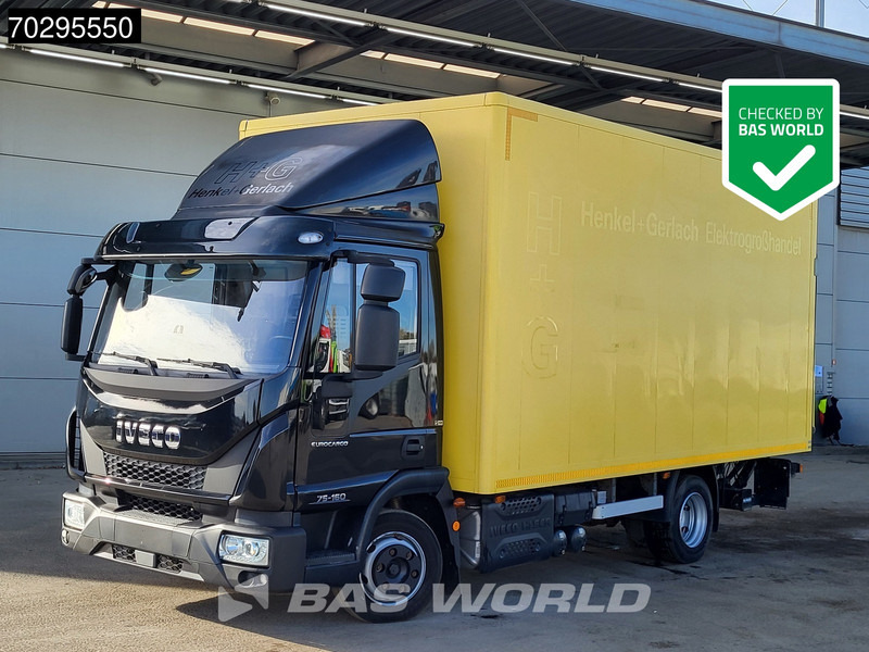 Iveco Eurocargo 75E160 4X2 7.5tonner Automatic 1000kg Ladebordwand Euro 6 - Box truck: picture 1 Iveco Eurocargo 75E160 4X2 7.5tonner Automatic 1000kg Ladebordwand Euro 6 - Box truck: picture 1