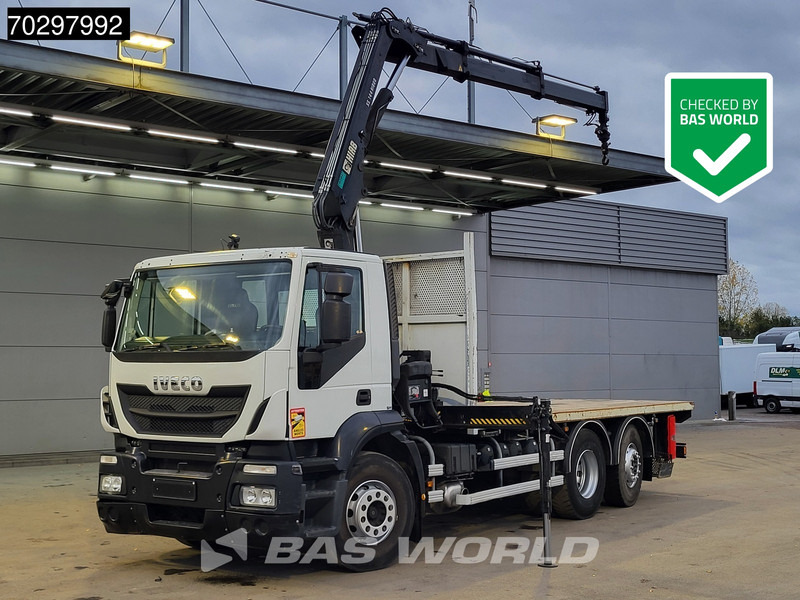 Iveco Stralis 310 Stralis 6X2 HIAB 144 BS-2 Crane Kran Lift+Steering-Axle Manual Euro 5 - Dropside/ Flatbed truck, Crane truck: picture 1 Iveco Stralis 310 Stralis 6X2 HIAB 144 BS-2 Crane Kran Lift+Steering-Axle Manual Euro 5 - Dropside/ Flatbed truck, Crane truck: picture 1