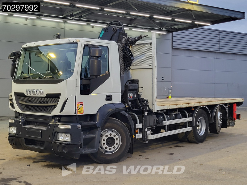 Dropside/ Flatbed truck, Crane truck Iveco Stralis 310 Stralis 6X2 HIAB 144 BS-2 Crane Kran Lift+Steering-Axle Manual Euro 5: picture 12 Dropside/ Flatbed truck, Crane truck Iveco Stralis 310 Stralis 6X2 HIAB 144 BS-2 Crane Kran Lift+Steering-Axle Manual Euro 5: picture 12