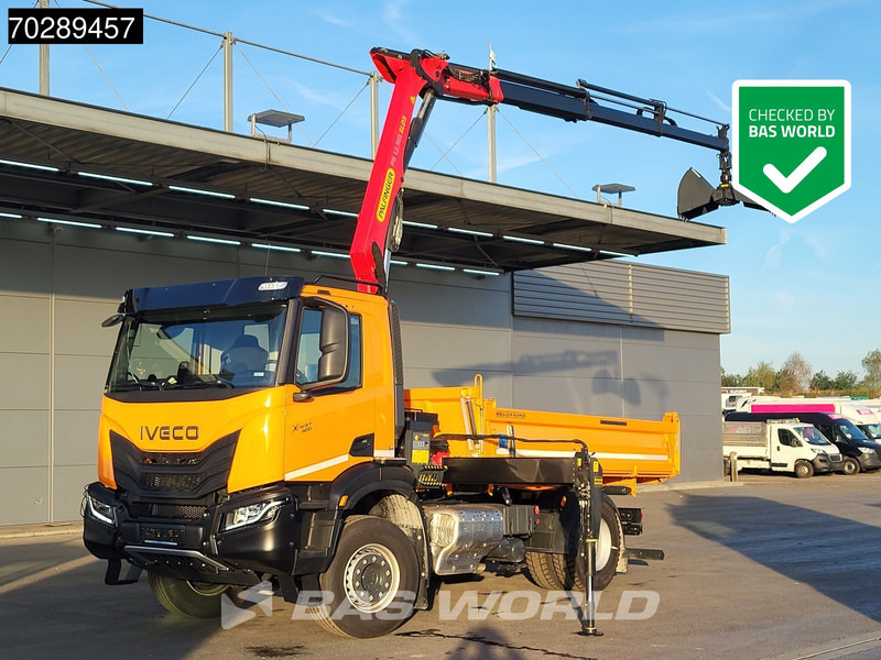Iveco X-Way 400 4X2 New! Palfinger PK12.501 Crane Meiller 3-Side Tipper Navi ACC Euro 6 - Tipper, Crane truck: picture 1 Iveco X-Way 400 4X2 New! Palfinger PK12.501 Crane Meiller 3-Side Tipper Navi ACC Euro 6 - Tipper, Crane truck: picture 1