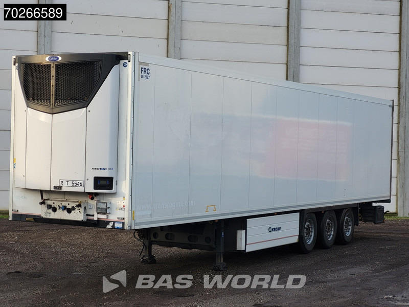 Krone Carrier Vector HE19 3 axles ATP Valid - Doppelstock Blumenbreit Liftachse Palettenkasten - Refrigerator semi-trailer: picture 2 Krone Carrier Vector HE19 3 axles ATP Valid - Doppelstock Blumenbreit Liftachse Palettenkasten - Refrigerator semi-trailer: picture 2
