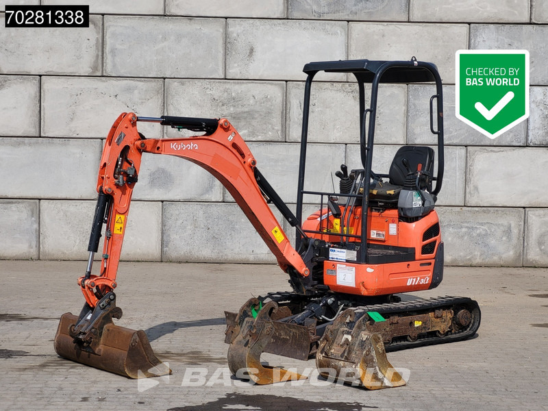 Kubota U17-3a 3 BUCKETS - Mini excavator: picture 1 Kubota U17-3a 3 BUCKETS - Mini excavator: picture 1