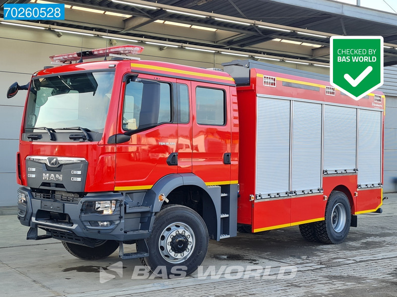 MAN TGM 18.320 4X4 NEW! Feuerwehr Fire Truck Volkan pump Navi Euro 6 - Fire truck: picture 1 MAN TGM 18.320 4X4 NEW! Feuerwehr Fire Truck Volkan pump Navi Euro 6 - Fire truck: picture 1