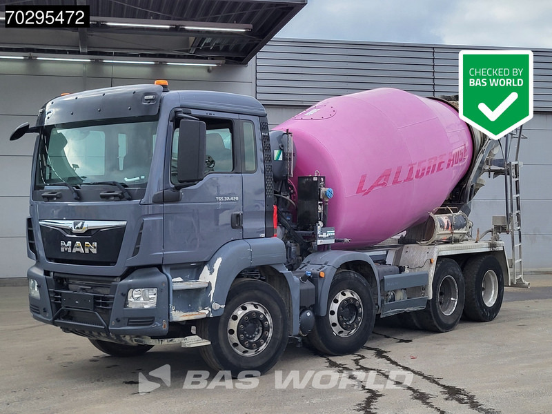 MAN TGS 32.430 8X4 9m3 Stetter Steelsuspension Euro 6 - Concrete mixer truck: picture 1 MAN TGS 32.430 8X4 9m3 Stetter Steelsuspension Euro 6 - Concrete mixer truck: picture 1