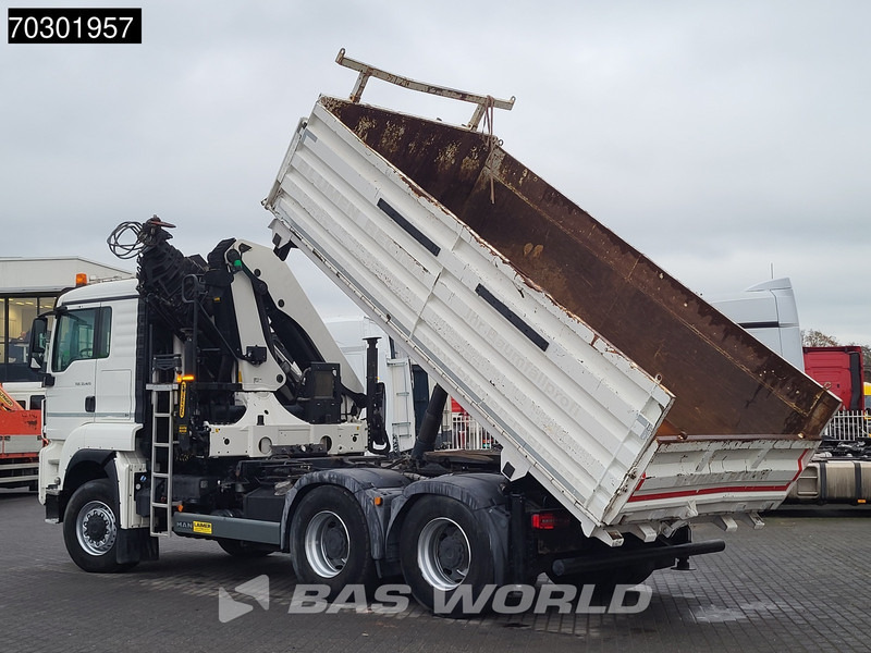 Tipper, Crane truck MAN TGS 33.420 6X6 Palfinger PK33002 EH Crane 12m3 tipper Manual Retarder Big-Axle Euro 6: picture 19 Tipper, Crane truck MAN TGS 33.420 6X6 Palfinger PK33002 EH Crane 12m3 tipper Manual Retarder Big-Axle Euro 6: picture 19