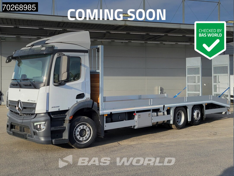 Mercedes-Benz Actros 2532 6X2 NEW! Machine tansporter Oprijwagen Lenkachse Navi Euro 6 - Autotransporter truck: picture 1 Mercedes-Benz Actros 2532 6X2 NEW! Machine tansporter Oprijwagen Lenkachse Navi Euro 6 - Autotransporter truck: picture 1