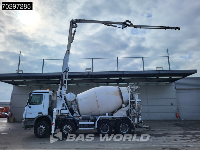 Mercedes-Benz Actros 3241 8X4 7m3 Putzmeister Mixer Big-Axle Steelsuspension Automatic Pompe+Mixer Euro 3 - Concrete pump truck: picture 2 Mercedes-Benz Actros 3241 8X4 7m3 Putzmeister Mixer Big-Axle Steelsuspension Automatic Pompe+Mixer Euro 3 - Concrete pump truck: picture 2