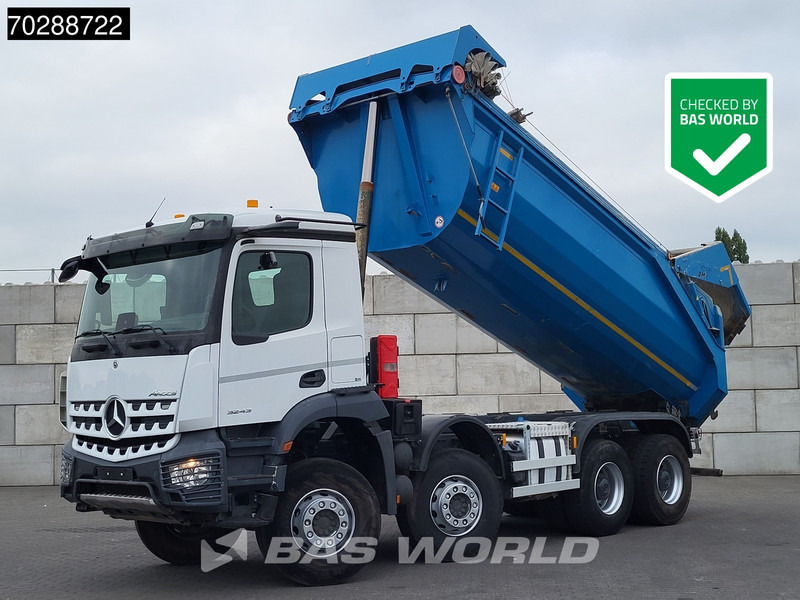 Mercedes-Benz Arocs 3243 8X4 19m3 Benne Tipper Steel suspension Automatic Big-Axle Navi Euro 6 - Tipper: picture 1 Mercedes-Benz Arocs 3243 8X4 19m3 Benne Tipper Steel suspension Automatic Big-Axle Navi Euro 6 - Tipper: picture 1
