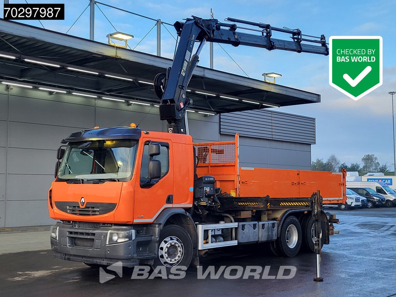 Renault Premium 430 Lander 6X4 10m3 Atelier Tipper RC HIAB 211 EP-4 Crane Big-Axle Euro 5 - Tipper, Crane truck: picture 1 Renault Premium 430 Lander 6X4 10m3 Atelier Tipper RC HIAB 211 EP-4 Crane Big-Axle Euro 5 - Tipper, Crane truck: picture 1
