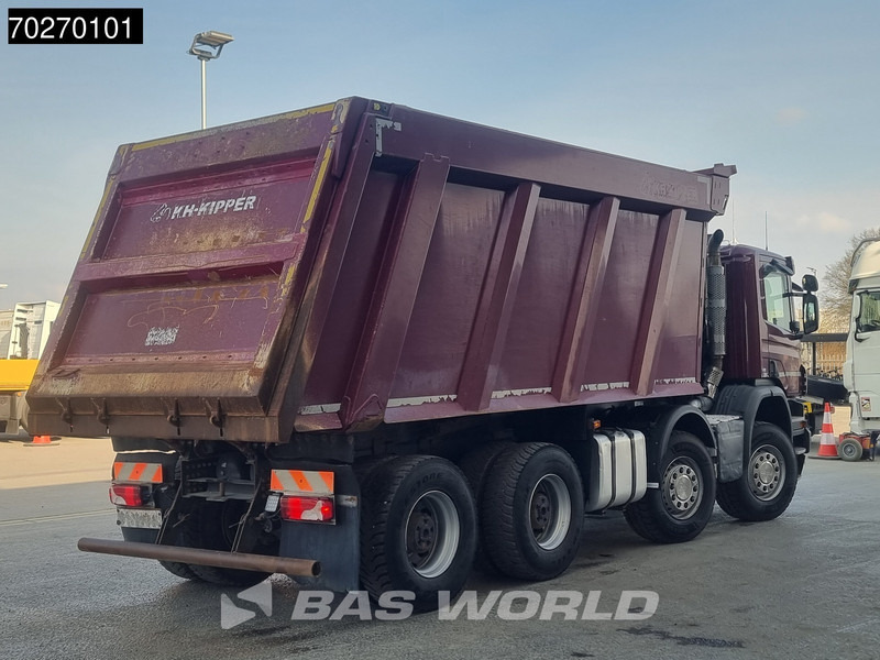 Tipper Scania P410 8X4 28m3 KH Kipper Big-Axle Steel suspension Euro 6: picture 8