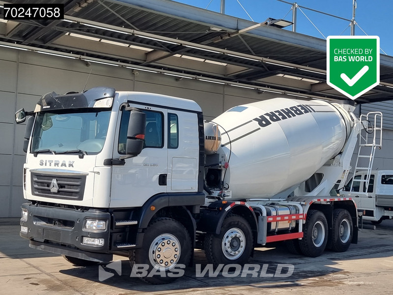 Sitrak G5 350 8X4 8m3 Liebherr Mixer Big-Axle Steelsuspension - Concrete mixer truck: picture 1 Sitrak G5 350 8X4 8m3 Liebherr Mixer Big-Axle Steelsuspension - Concrete mixer truck: picture 1