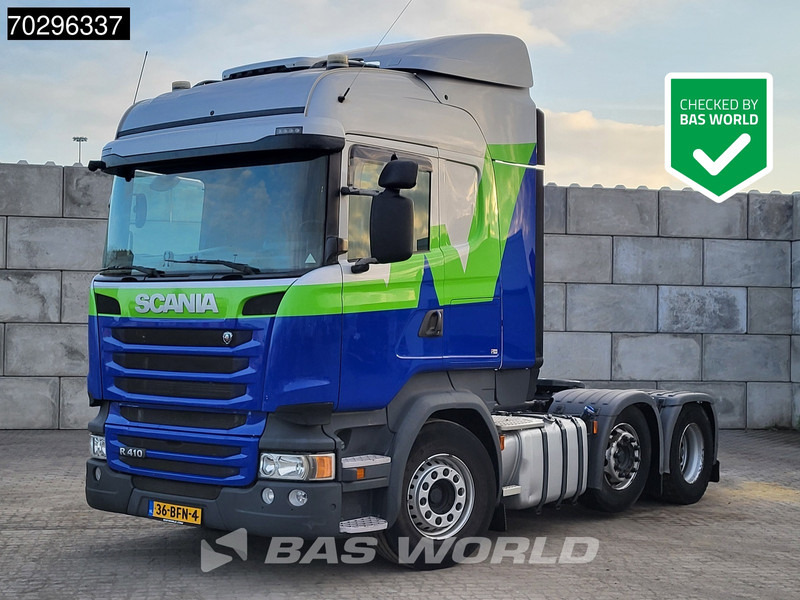 Scania R410 R 6X2 NL-Truck 2xTanks Standklima Lift/Steering Axle Euro 6 - Tractor unit: picture 1 Scania R410 R 6X2 NL-Truck 2xTanks Standklima Lift/Steering Axle Euro 6 - Tractor unit: picture 1