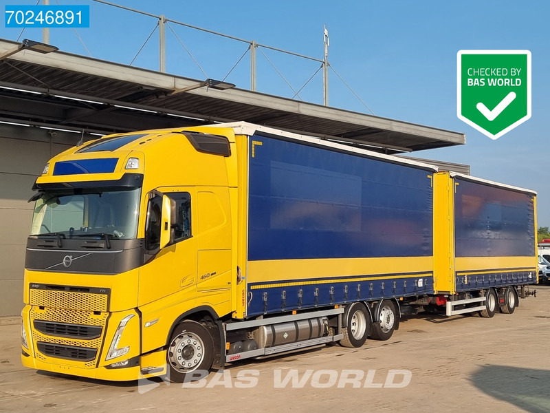 Volvo FH 460 6X2 LNG combi ACC Navi Standklima Liftachse LED EURO 6 - Curtainsider truck: picture 1 Volvo FH 460 6X2 LNG combi ACC Navi Standklima Liftachse LED EURO 6 - Curtainsider truck: picture 1