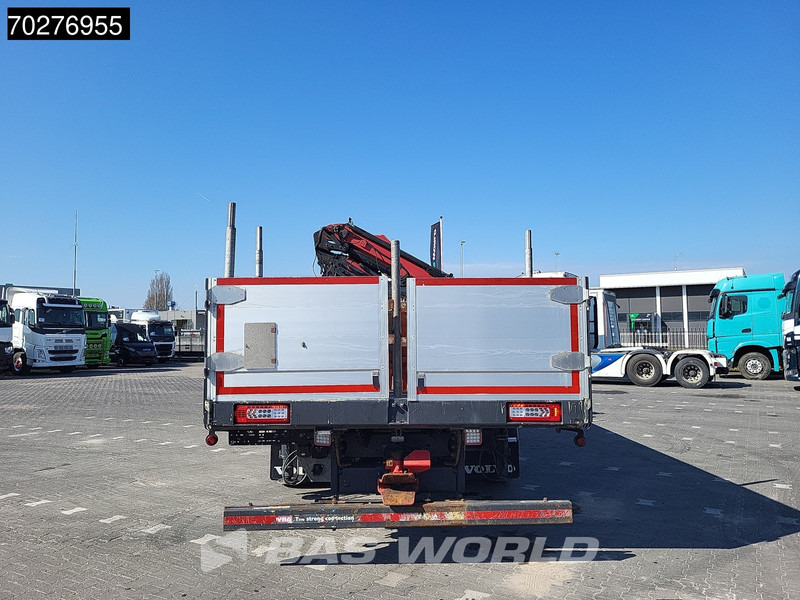 Dropside/ Flatbed truck, Crane truck Volvo FM 450 6X2 HMF3220 K5 + Jib K5 Crane Kran Lift-Steering Axle VEB+ Automatic: picture 18