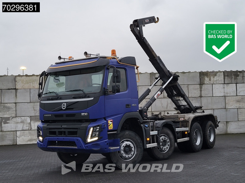 Volvo FMX 460 8X4 Hyva 26-55 SK containersystem Automatic Steelsuspension Big-Axle - Hook lift truck: picture 1 Volvo FMX 460 8X4 Hyva 26-55 SK containersystem Automatic Steelsuspension Big-Axle - Hook lift truck: picture 1