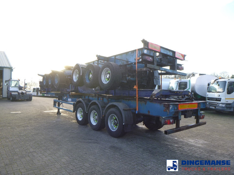Crane Fruehauf Stack - 3 x container trailer 20-20-30-40 ft - Container transporter/ Swap body truck: picture 3 Crane Fruehauf Stack - 3 x container trailer 20-20-30-40 ft - Container transporter/ Swap body truck: picture 3