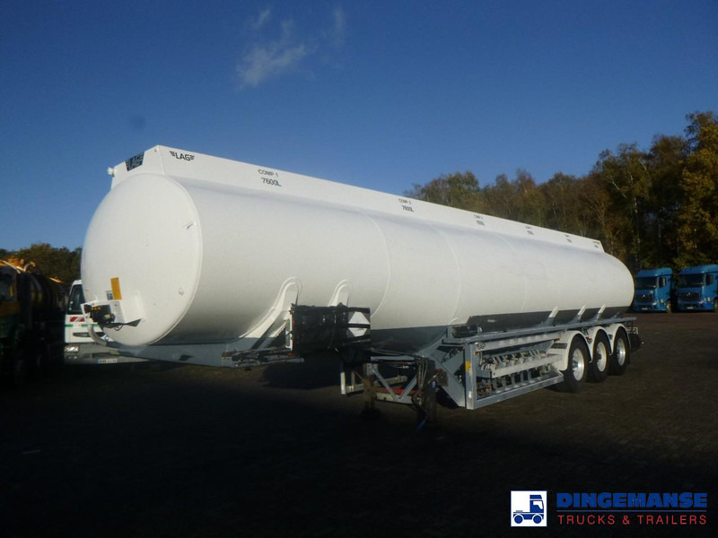 LAG Fuel tank alu 44.4 m3 / 6 comp + pump - Tank semi-trailer: picture 1 LAG Fuel tank alu 44.4 m3 / 6 comp + pump - Tank semi-trailer: picture 1