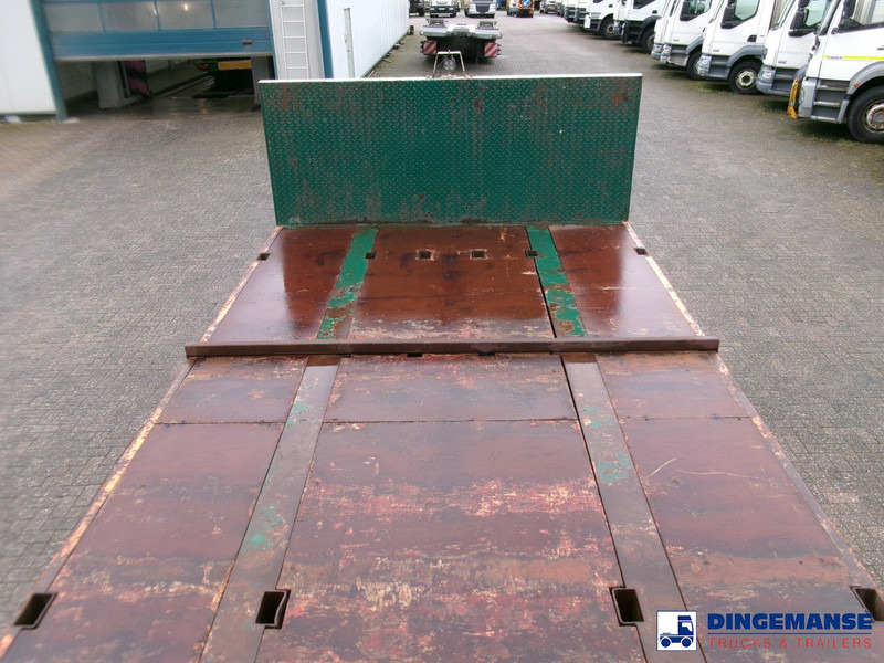 Dropside/ Flatbed truck, Crane truck Massey Platform trailer + HMF 4720 K3 crane: picture 19